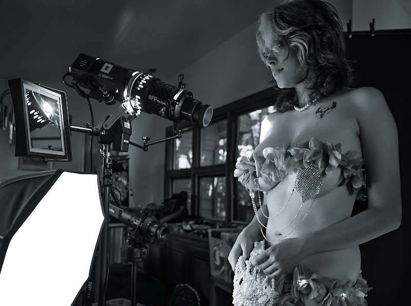 Behind-the-scenes photograph