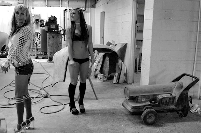 Behind-the-scenes photograph